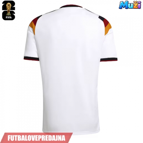 Lacne Muži Futbalové dres Nemecko MS 2026 Krátky Rukáv - Domáci